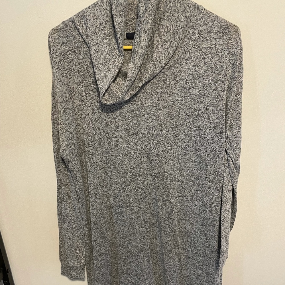Gap Gray Long Sleeve Dress